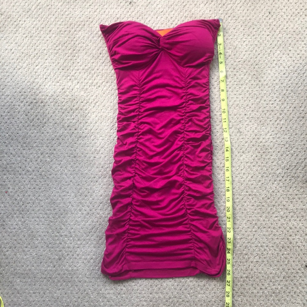 Pink, small mini stretchable dress